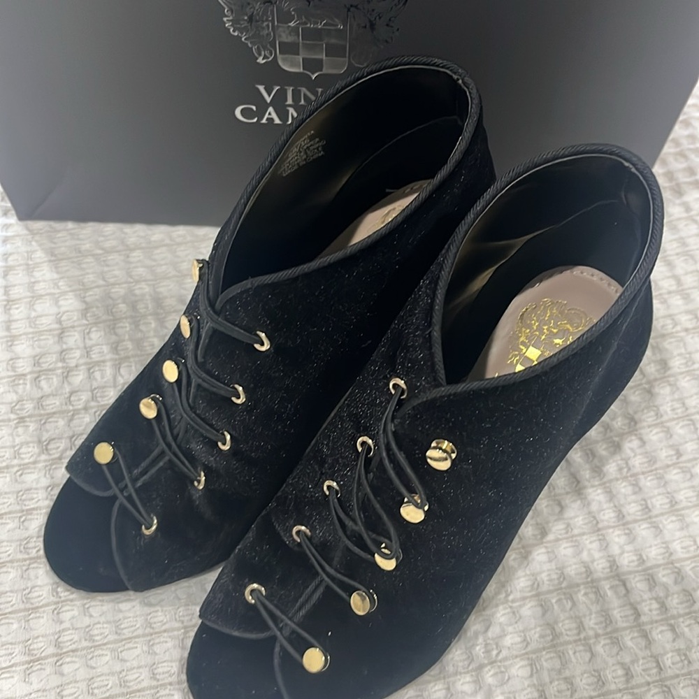 Ankle Boot Shoe Velvet 6M - Picture 6 of 10
